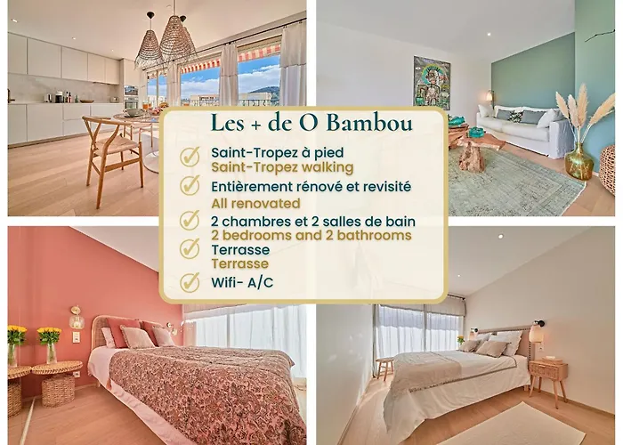 O Bambou-superbe Appartement-saint-tropez Apartmán
